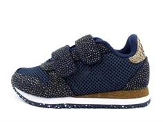 Woden Wonder sneaker Sandra pearl mesh navy